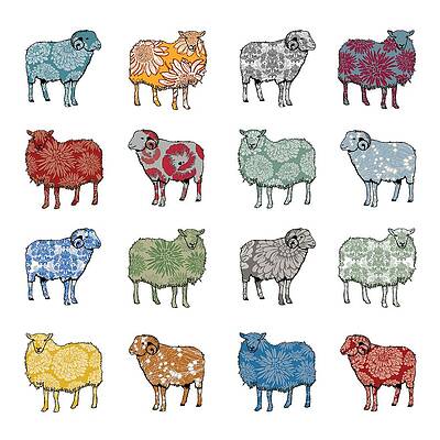 Wall Art - Digital Art - Baa Humbug by Sarah Hough