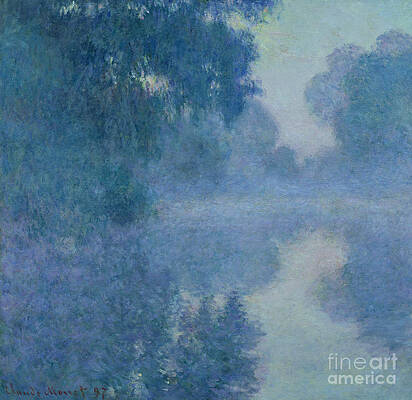 Wall Art - Painting - Branch of the Seine near Giverny by Claude Monet