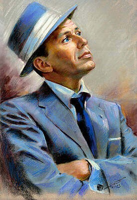 Wall Art - Pastel - Frank Sinatra  #1 by Ylli Haruni
