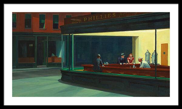Nighthawks #2 Framed Print