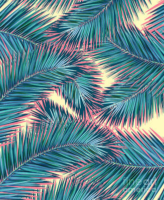 Wall Art - Digital Art - Exotic Summer tropical plant by Mark Ashkenazi