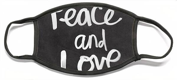 Peace And Love #1 Face Mask