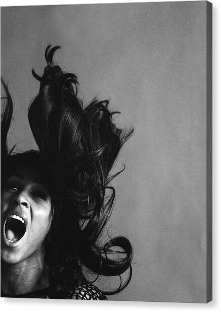 Portrait Of Tina Turner #1 Canvas Print