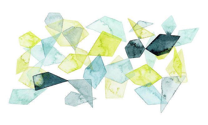 Wall Art - Painting - Seaglass Abstract II #1 by Grace Popp