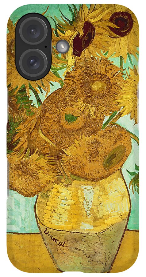 iPhone Case - Sunflowers by Van Gogh by Vincent Van Gogh