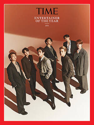 Wall Art - Photograph - 2020 Entertainer of the Year - BTS by Photograph by Mok Jung Wook for TIME