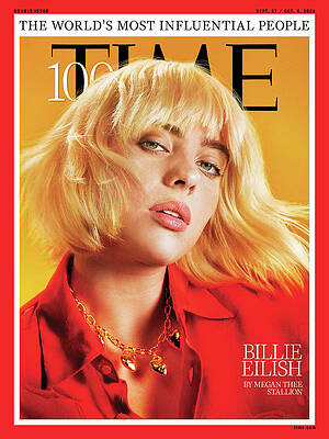 Wall Art - Photograph - 2021 TIME100 - Billie Eilish by Photograph by Pari Dukovic for TIME