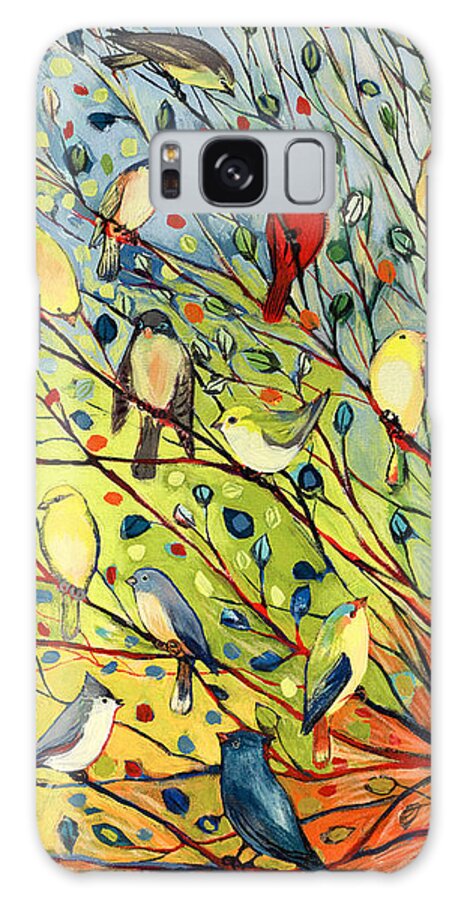 Galaxy Case - 27 Birds by Jennifer Lommers