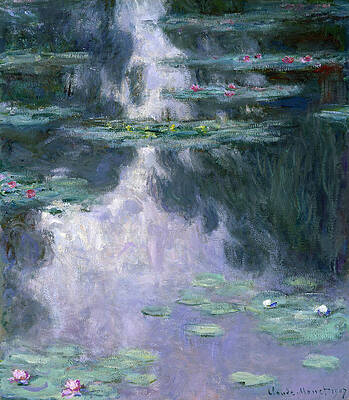 Wall Art - Painting - Waterlilies by Claude Monet
