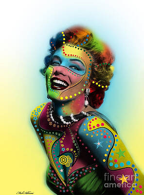 Wall Art - Digital Art - Marilyn Monroe 12 by Mark Ashkenazi