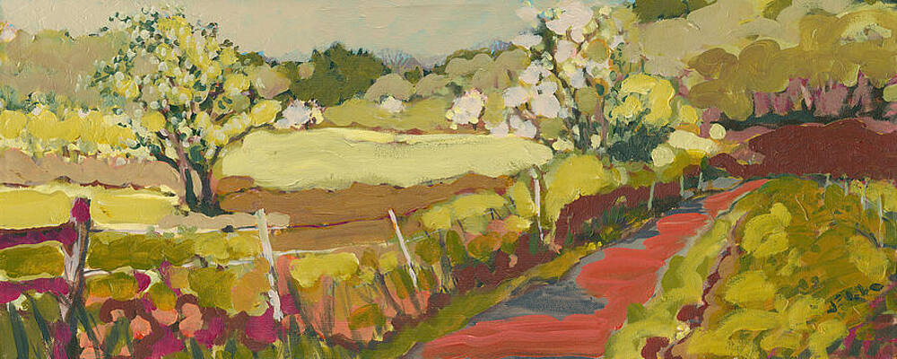 Wall Art - Painting - A Bend in the Road by Jennifer Lommers