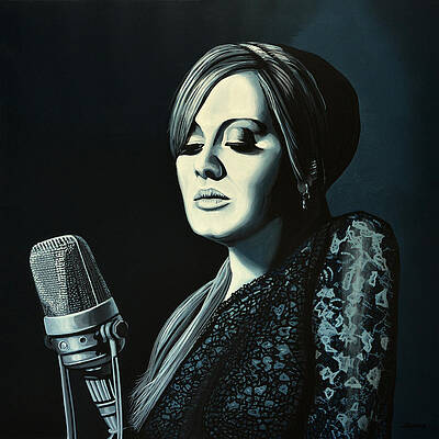Wall Art - Painting - Adele 2 by Paul Meijering