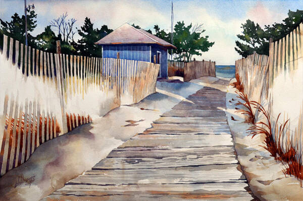 Wall Art - Painting - After the Boys of Summer by Mick Williams
