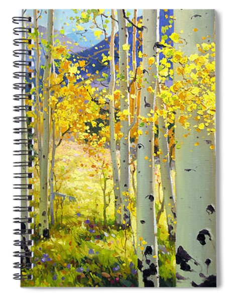 Afternoon Aspen Grove Spiral Notebook