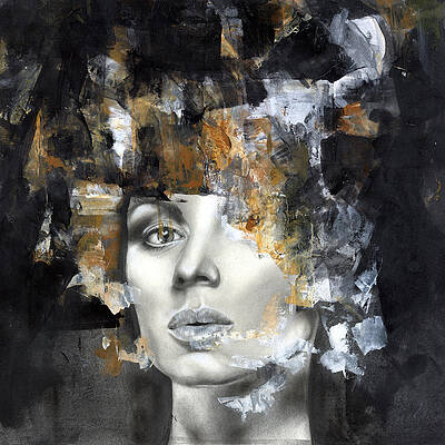 Wall Art - Painting - Amber by Patricia Ariel