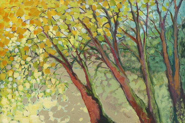 Wall Art - Painting - An Afternoon at the Park by Jennifer Lommers