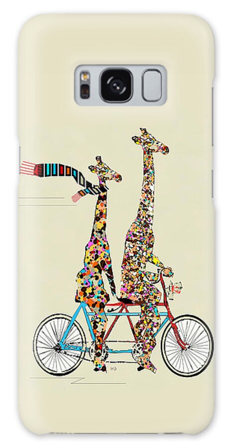 Galaxy Case - Giraffe Days Lets Tandem by Bri Buckley