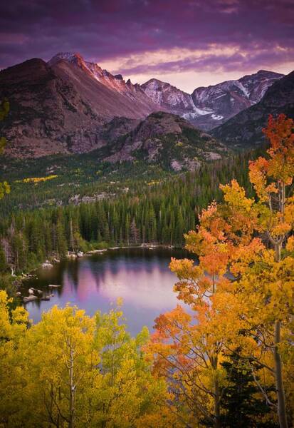 Wall Art - Photograph - Aspen Sunset Over Bear Lake by Mike Berenson