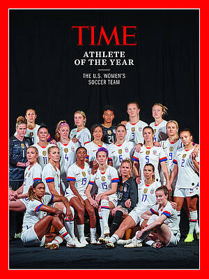 Wall Art - Photograph - 2019 Athlete of the Year - US Women's Soccer Team by Photograph by Cait Oppermann for TIME