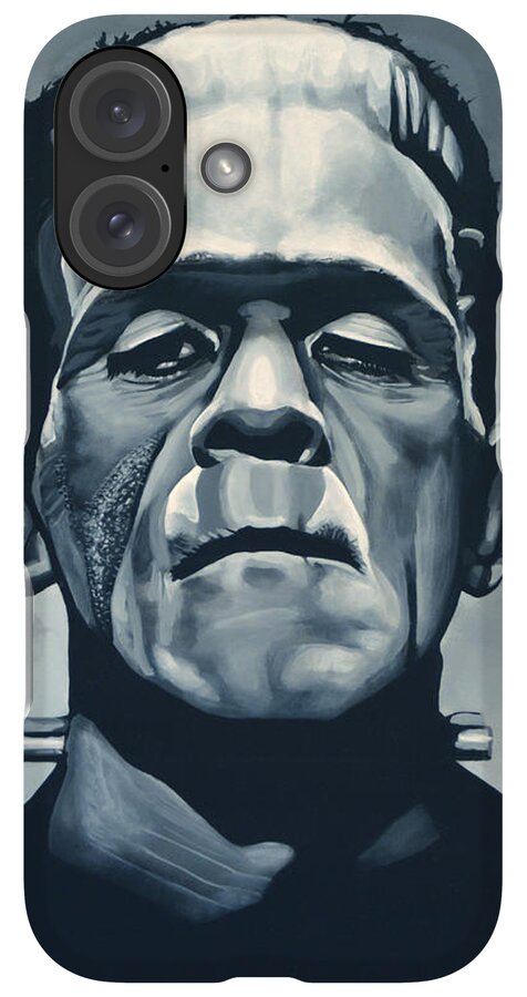 iPhone Case - Boris Karloff as Frankenstein  by Paul Meijering