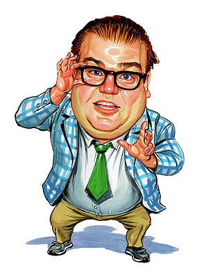 Wall Art - Painting - Chris Farley as Matt Foley by Art