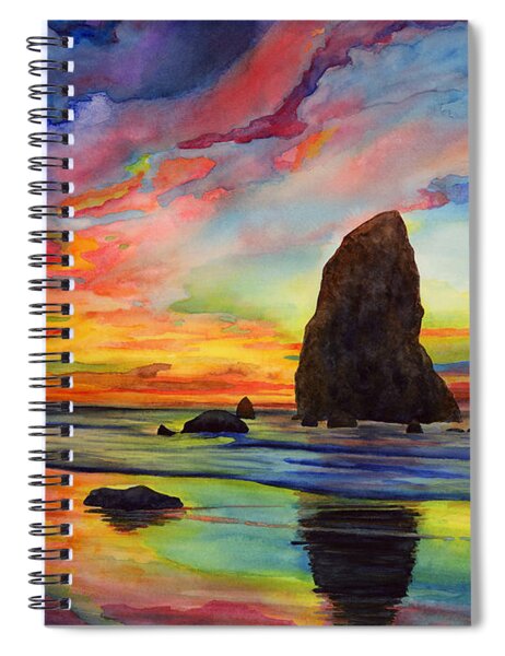Colorful Solitude Spiral Notebook