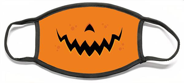 Crazy Pumpkin Jack-o-lantern Mouth Face Mask