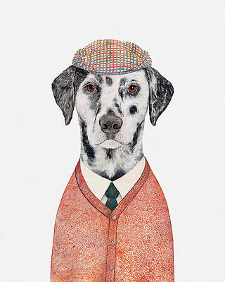 Wall Art - Painting - Dalmatian by Animal Crew