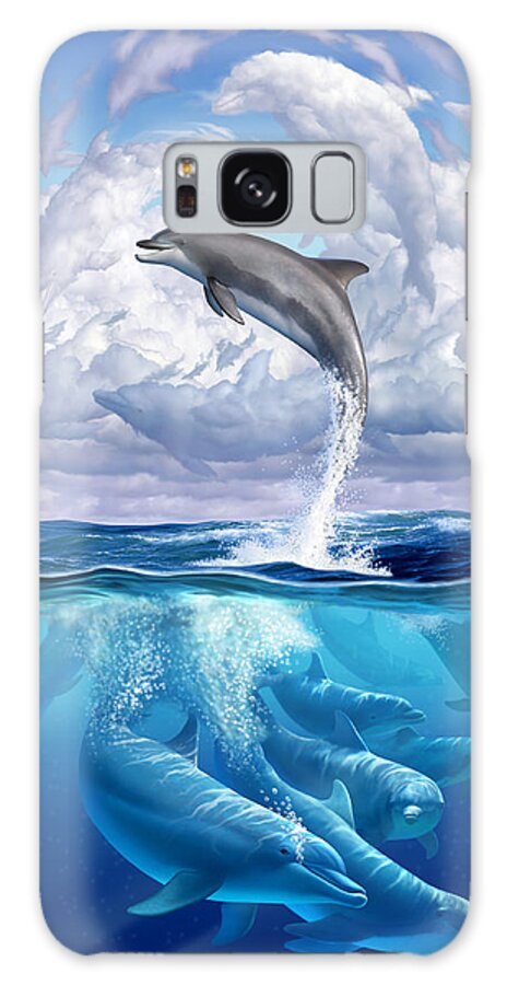 Galaxy Case - Dolphonic Symphony by Jerry LoFaro