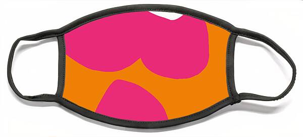Flower Power 2- Art By Linda Woods Face Mask