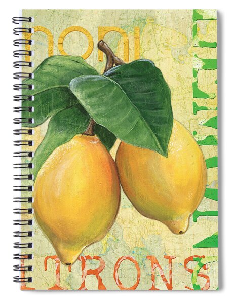 Froyo Lemon Spiral Notebook