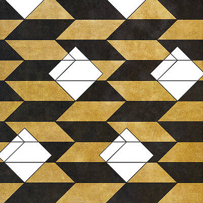 Wall Art - Digital Art - Geo Pattern II by South Social Studio