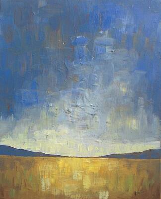 Wall Art - Painting - Golden Glow by Vesna Antic