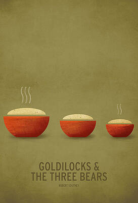 Wall Art - Digital Art - Goldilocks and the Three Bears by Christian Jackson