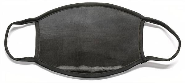 Grey Skies- Abstract Art By Linda Woods Face Mask