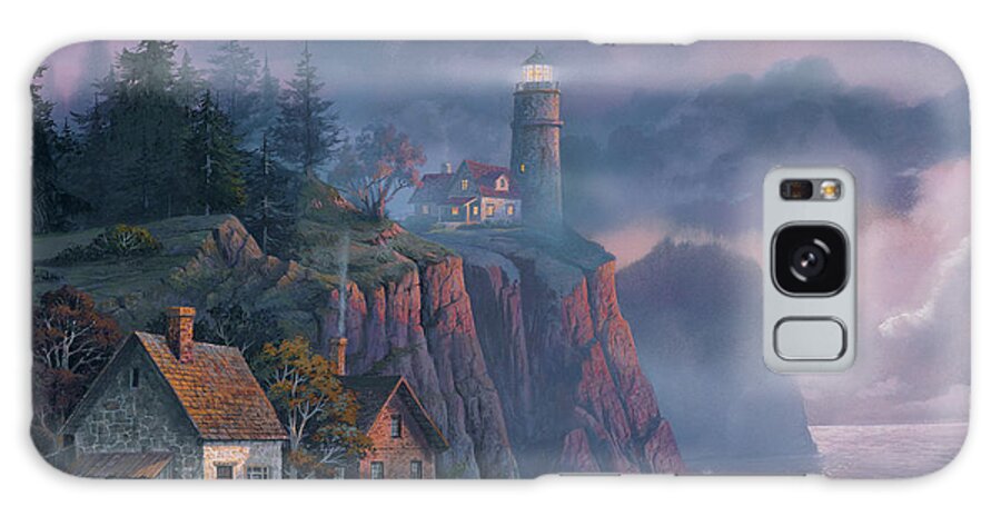 Galaxy Case - Harbor Light Hideaway by Michael Humphries
