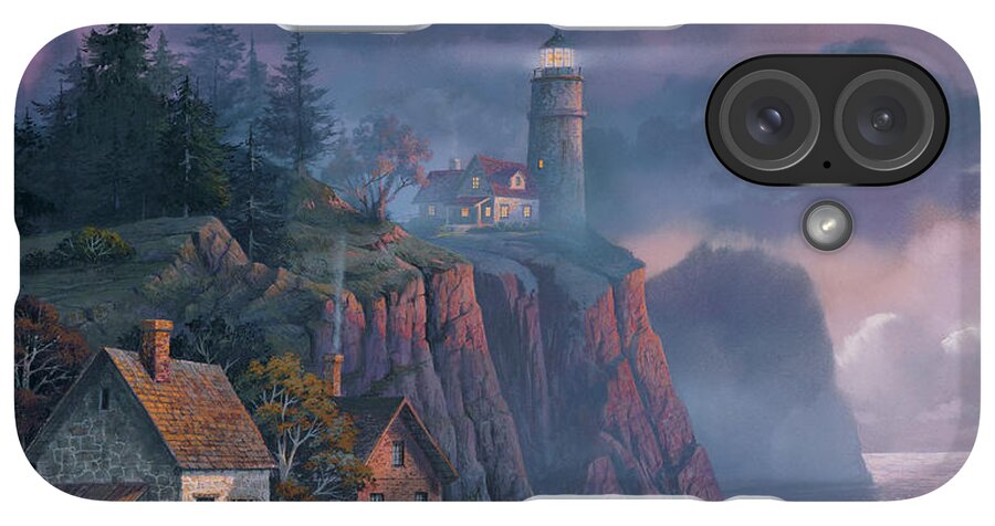 iPhone Case - Harbor Light Hideaway by Michael Humphries