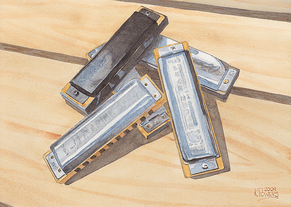 Harmonicas Art for Sale