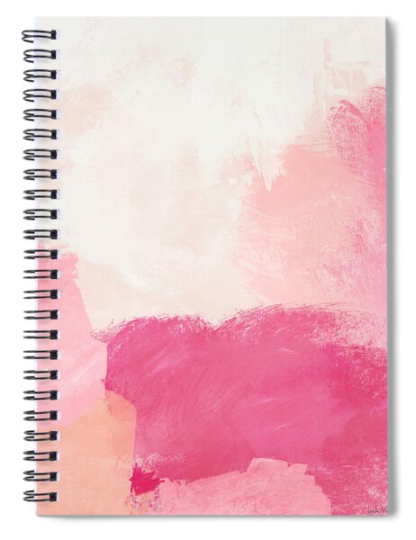 History Of Pink- Abstract Art By Linda Woods Spiral Notebook