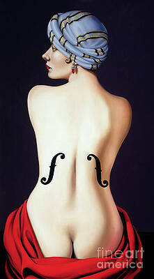 Wall Art - Painting - Homage To Man Ray by Catherine Abel