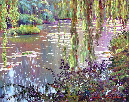 Wall Art - Painting - Homage to Monet by David Lloyd Glover