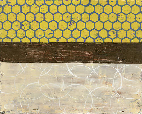 Wall Art - Painting - Honey Comb Abstract II by Natalie Avondet