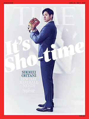 Wall Art - Photograph - It's Sho-Time - Shohei Ohtani, baseball player by Photograph by Ian Allen for TIME