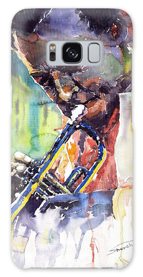 Galaxy Case - Jazz Miles Davis 9 Blue by Yuriy Shevchuk