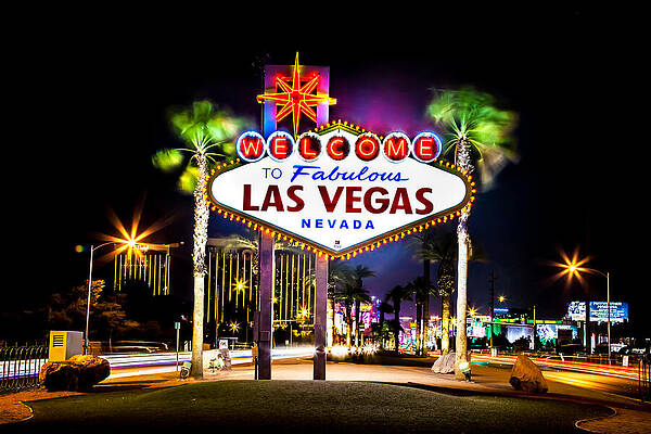 Wall Art - Photograph - Las Vegas Sign by Az Jackson