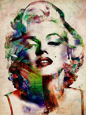 Wall Art - Digital Art - Marilyn by Michael Tompsett