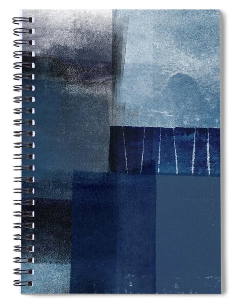 Mestro 1- Abstract Art By Linda Woods Spiral Notebook