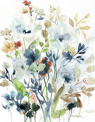 Wall Art - Painting - Mixed Garden 1 by Carol Robinson