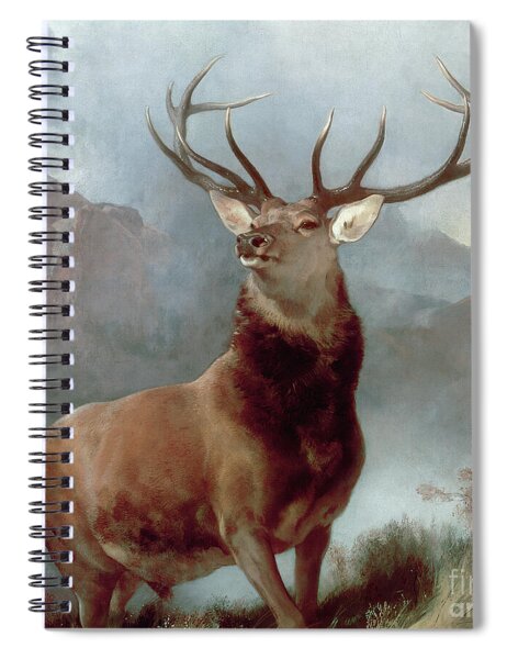 Monarch Of The Glen Spiral Notebook
