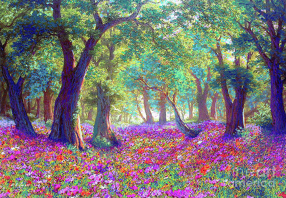 Wall Art - Painting - Morning Dew by Jane Small